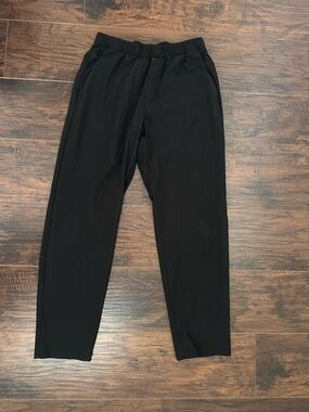 lululemon athletica Men's Black Elastic-Waist Joggers